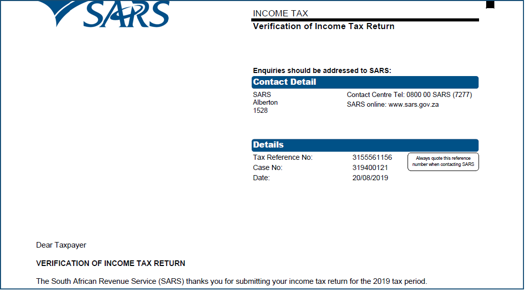 how to get my tax number online sars