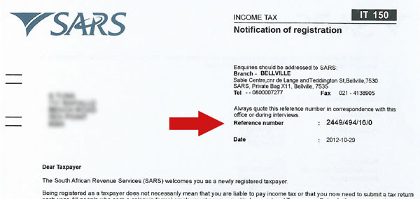 how to get a tax number in south africa online